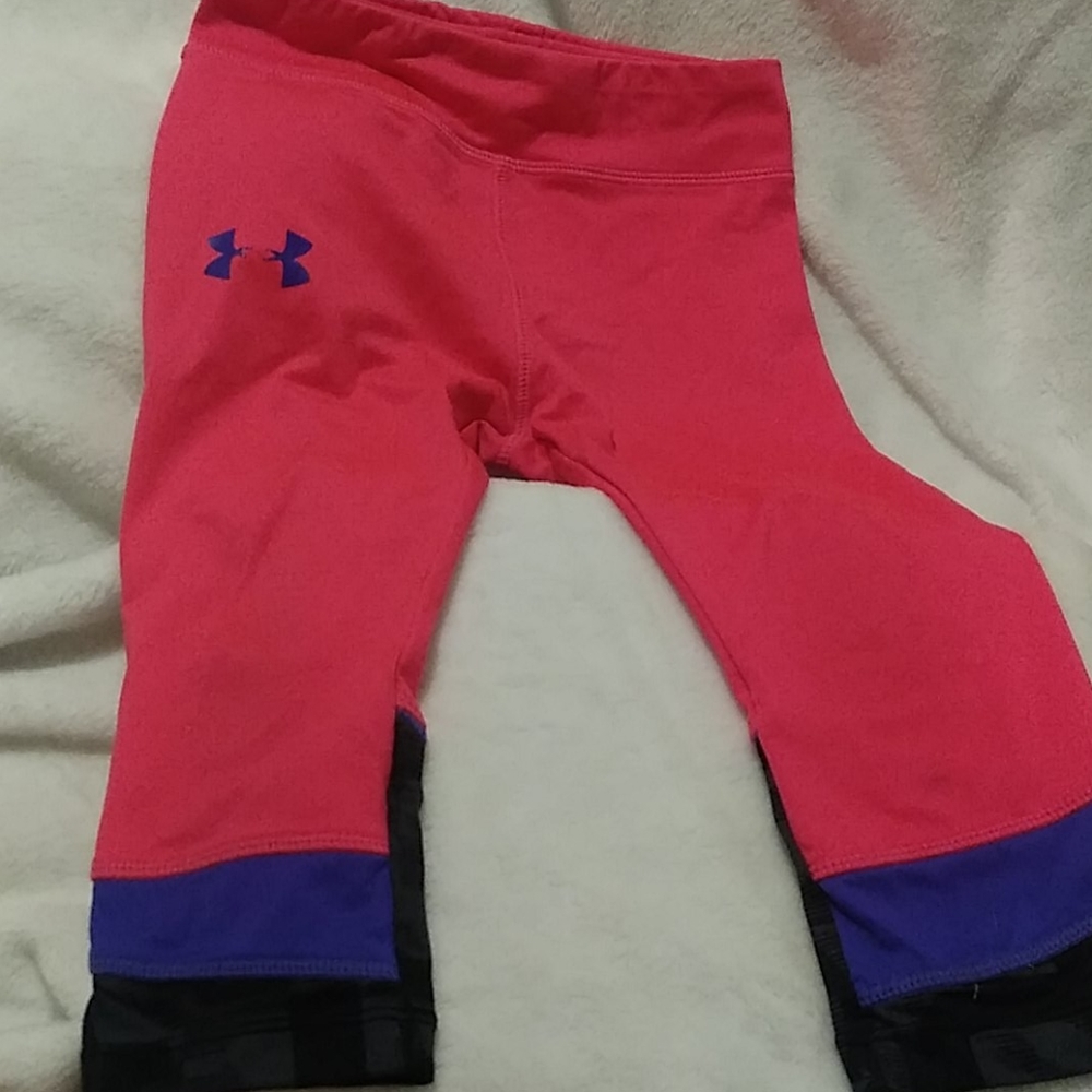 🏖 Girls under armour active wear capris 4